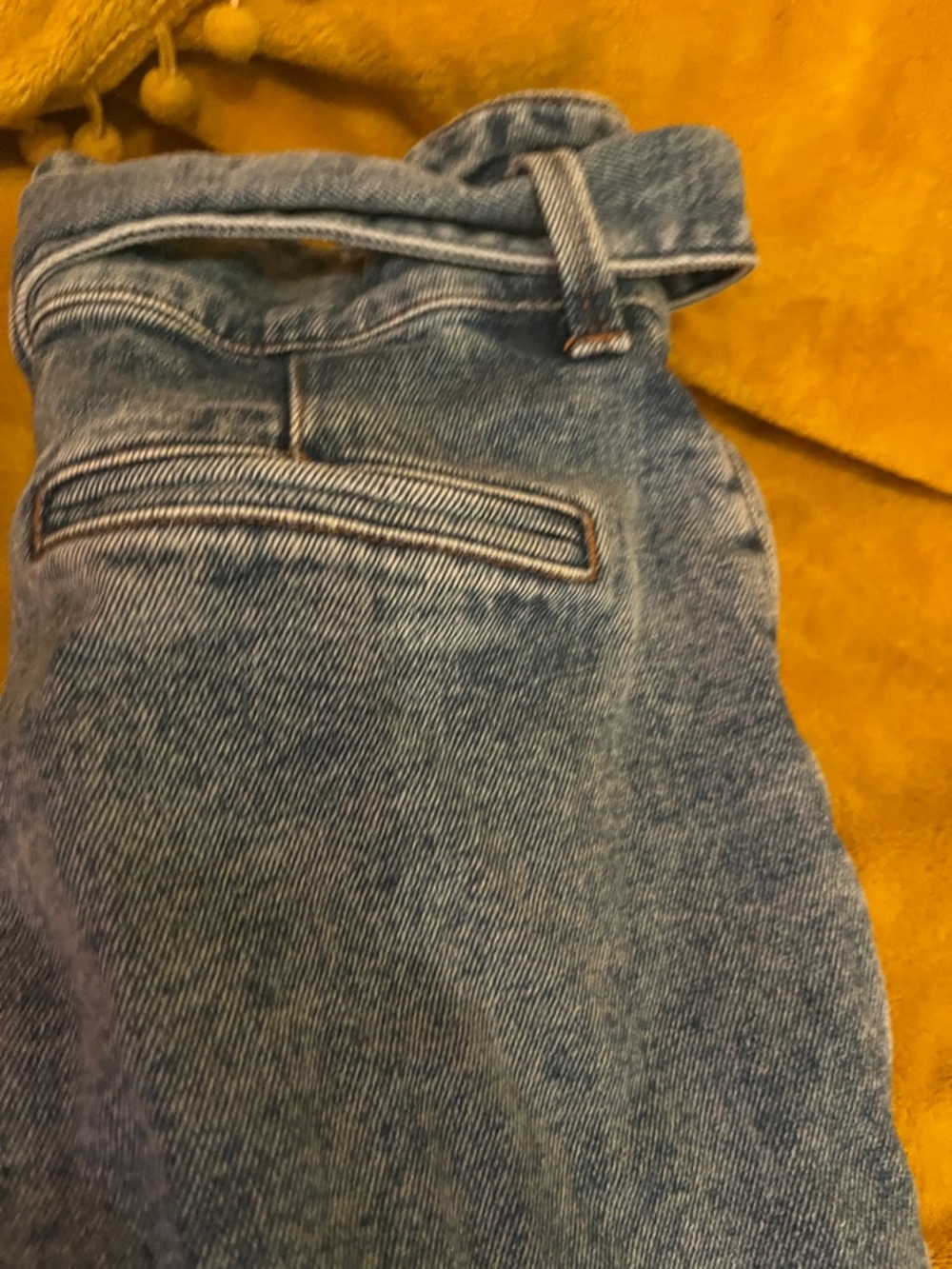 Sezane Austin Trousers in Bleached Blue - Picture 3 of 4
